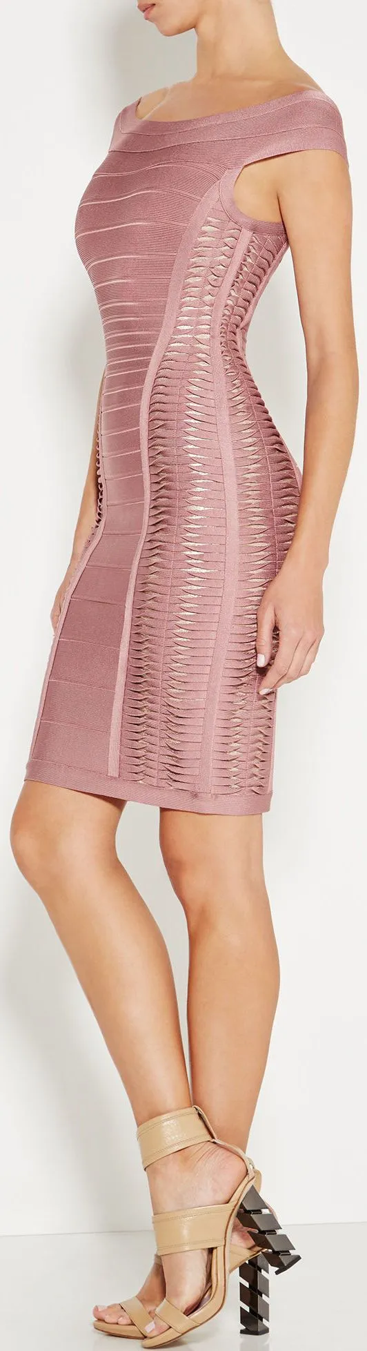 'Alyson' Twist Bandage Dress