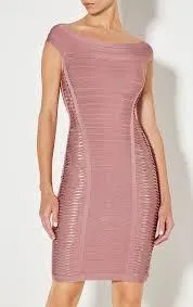 'Alyson' Twist Bandage Dress