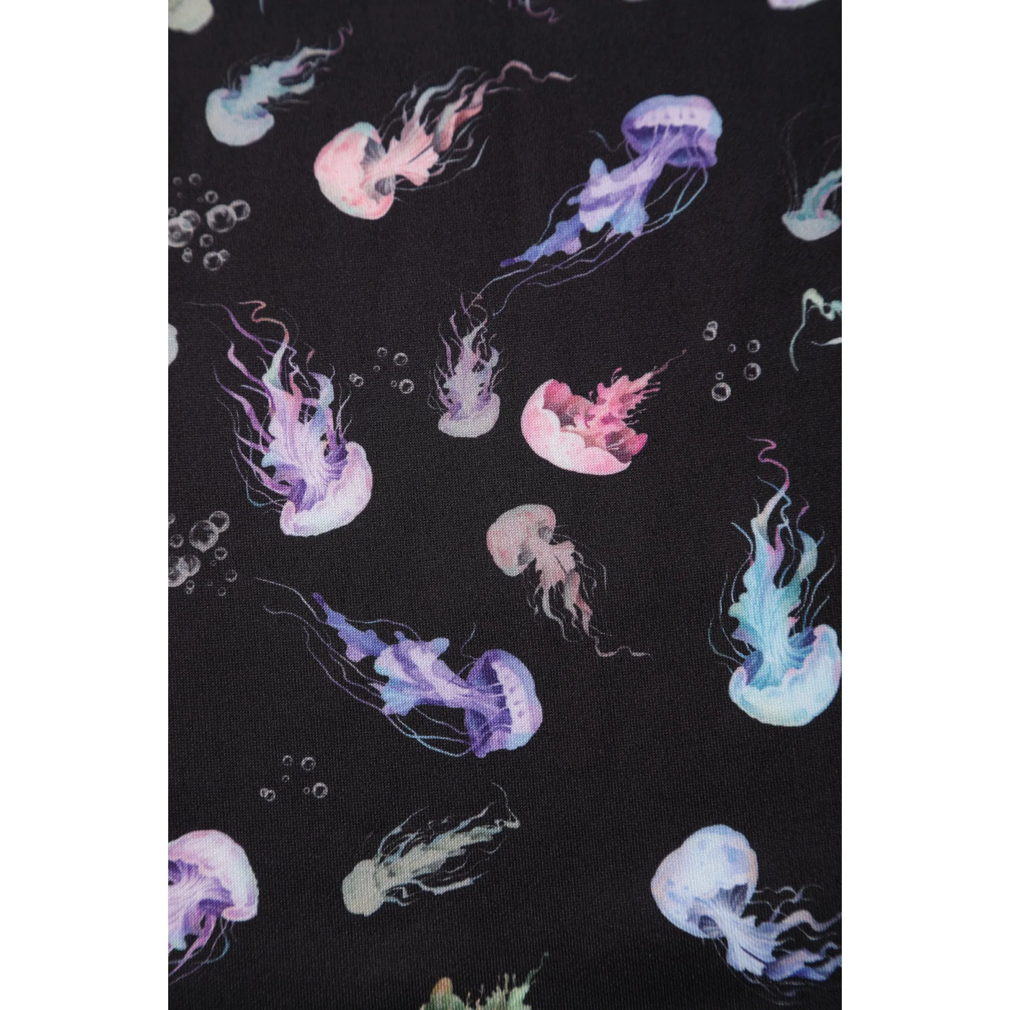 Amanda Black Jellyfish Print Swing Dress