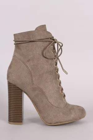 Bam-  Chunky Heeled Ankle Boots