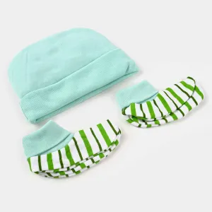 Cap/Hat With Booties/Socks Set | 0M 