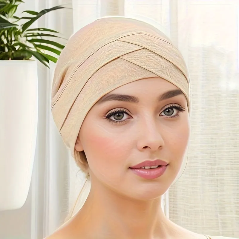 Chic Stretchy Head Wraps Inner Hijab Beanie Collection for Women