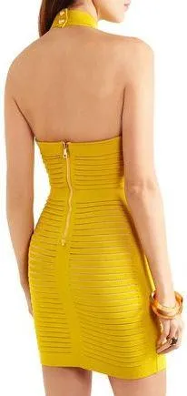 Cutout Stretch Mini Dress