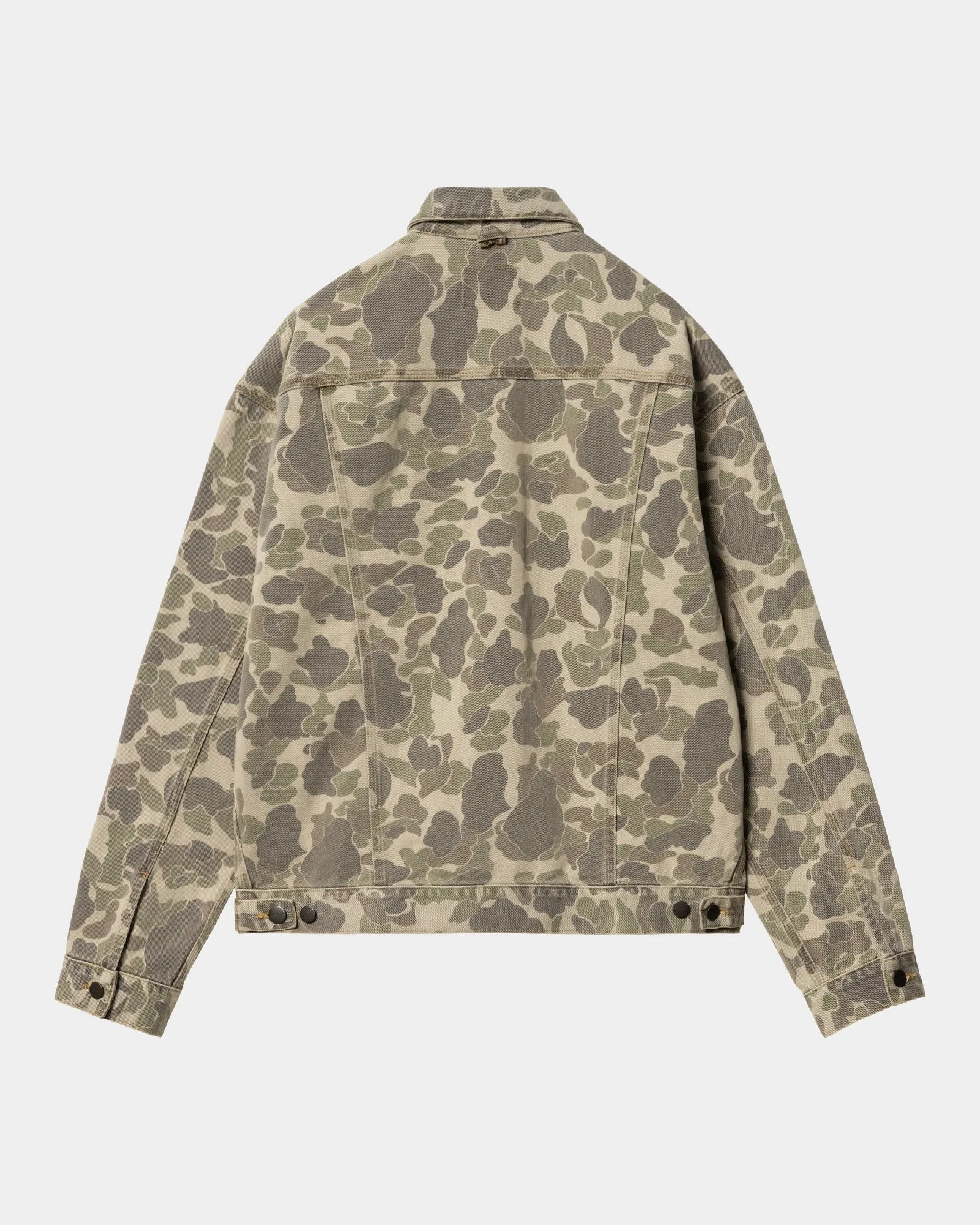 Duck Camo Helston Jacket | Black (bleached)