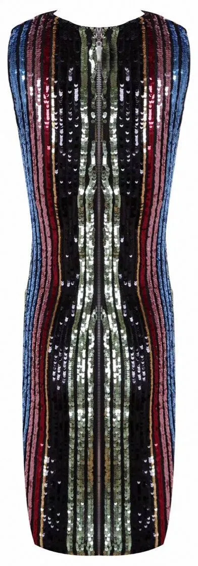 Embellished Stretchy Mini Dress