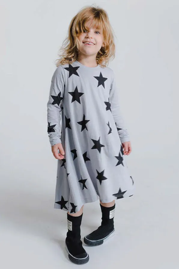 Girls Dress Nununu 360 Star - Grey