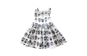 Girls Pinafore Dress In Beatnik