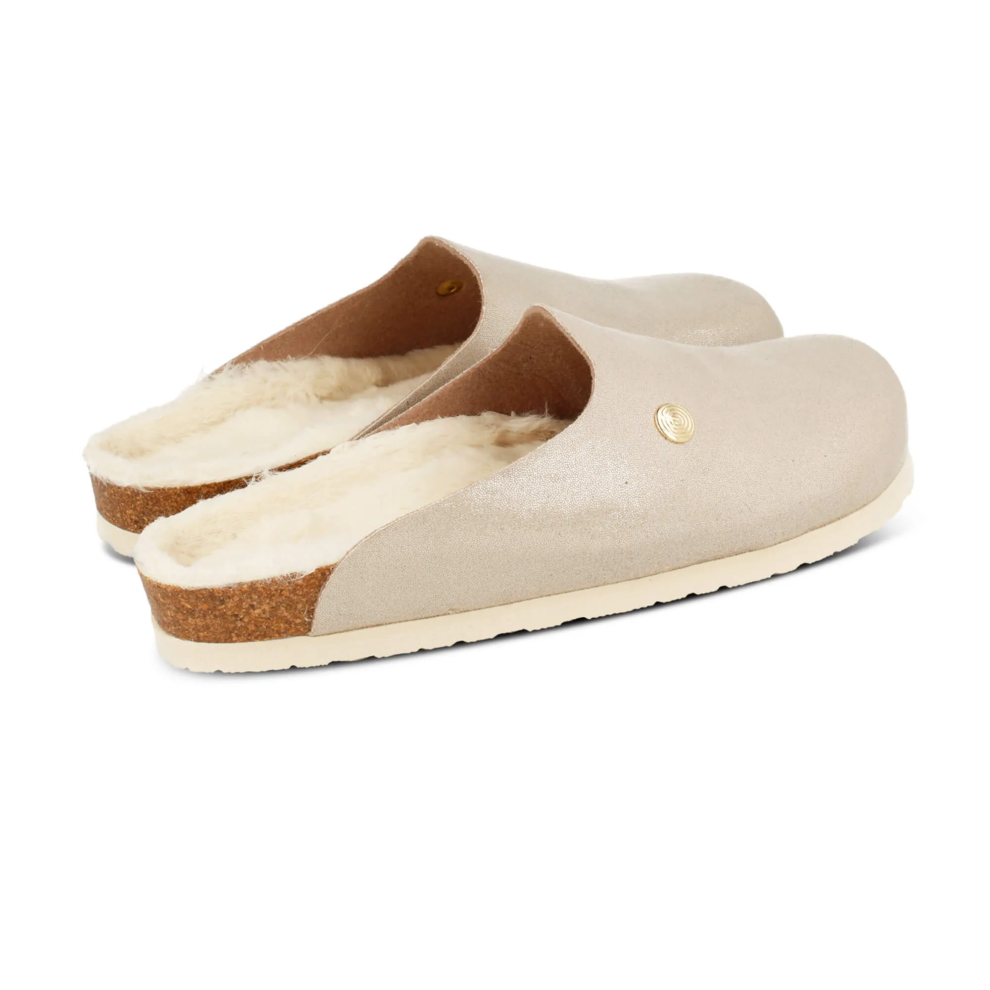 Helsinki Light Beige Clogs