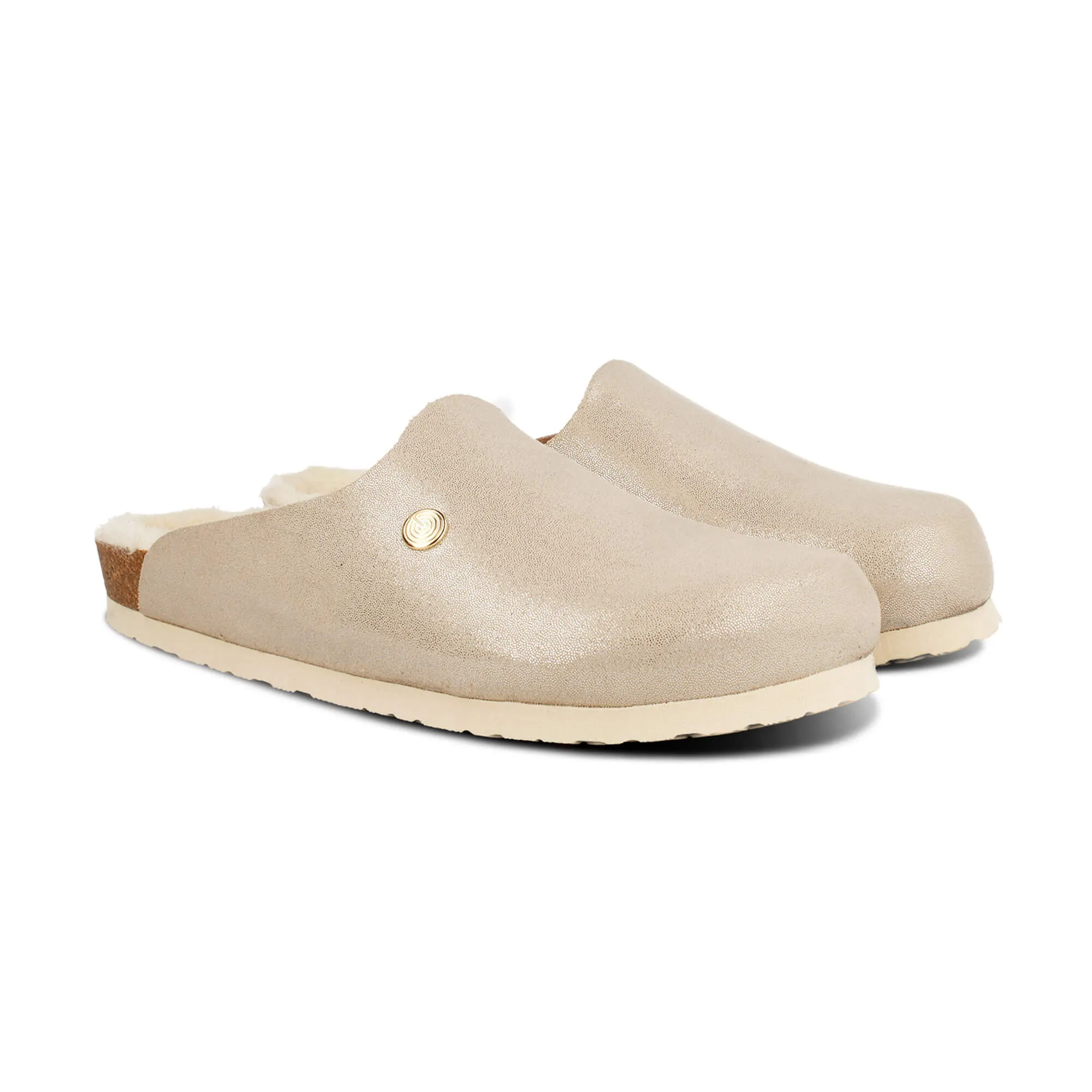 Helsinki Light Beige Clogs