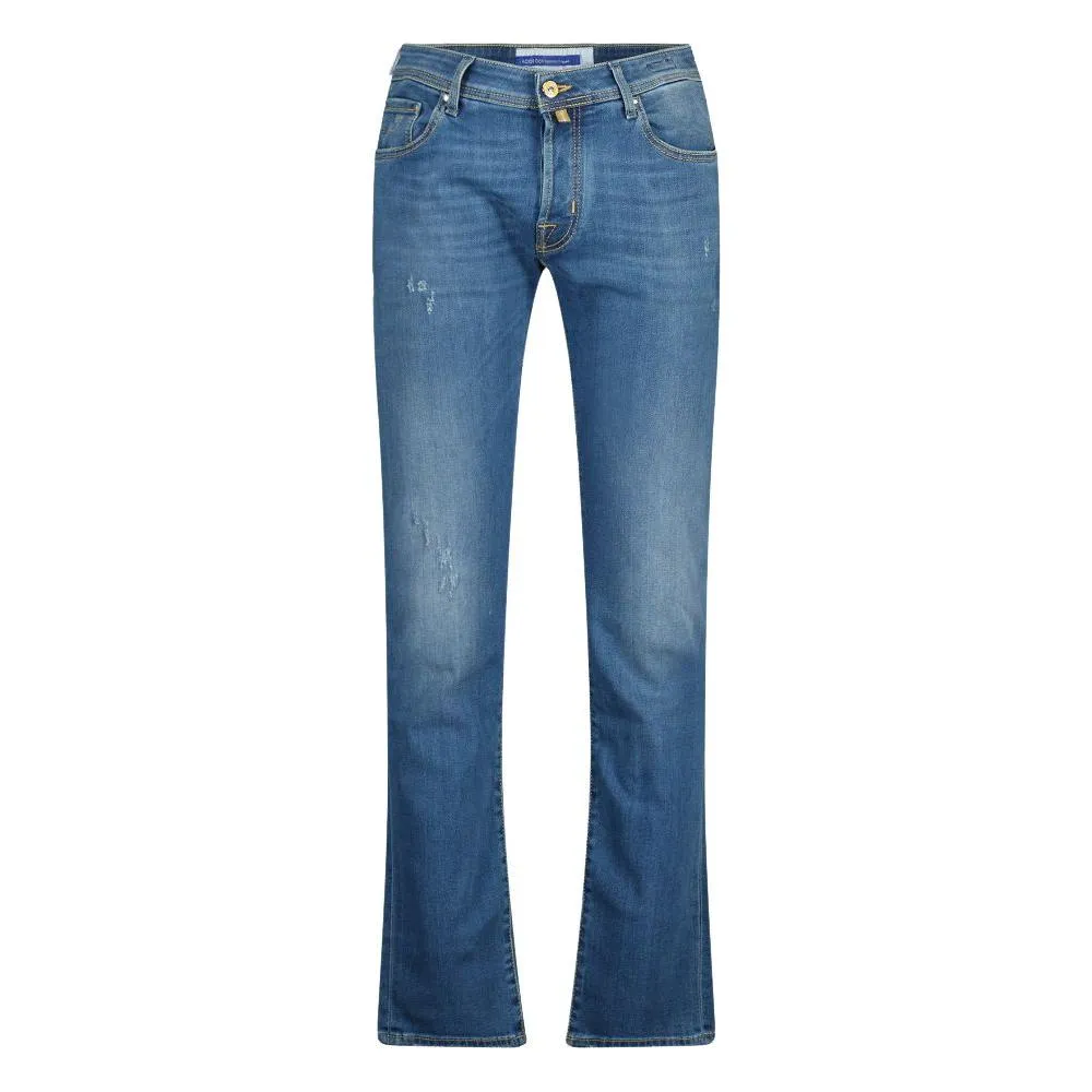 Jacob Cohen Elevated Casual Slim Fit Faded Jeans