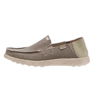 KickBack Men's Slip On Shoes - Couch 2.0 Woven Canvas Bruno Brown