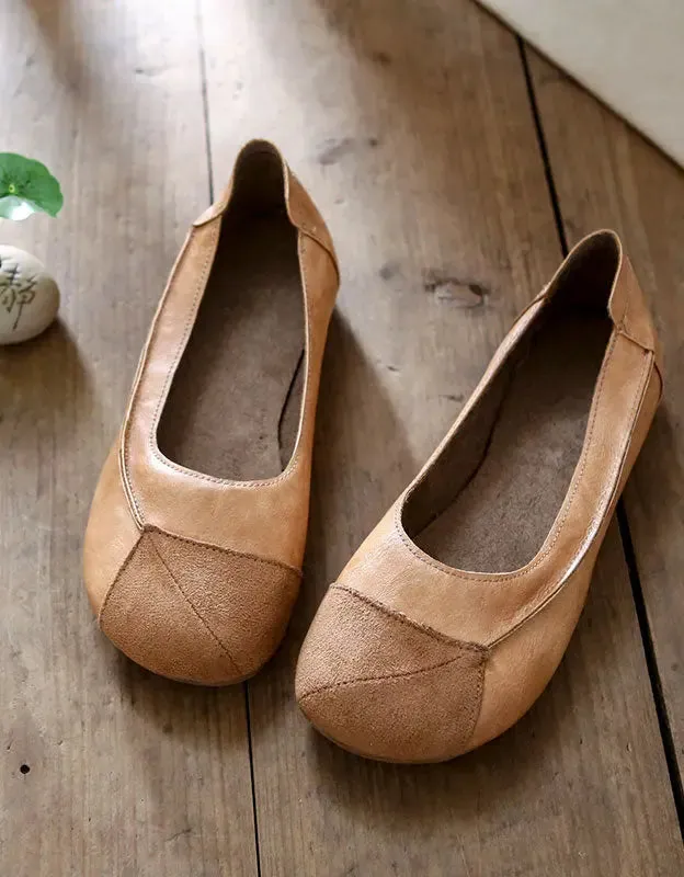 Light-weight Leather Flats for Women