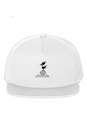 Plain Blazing Beak Snapback Cap