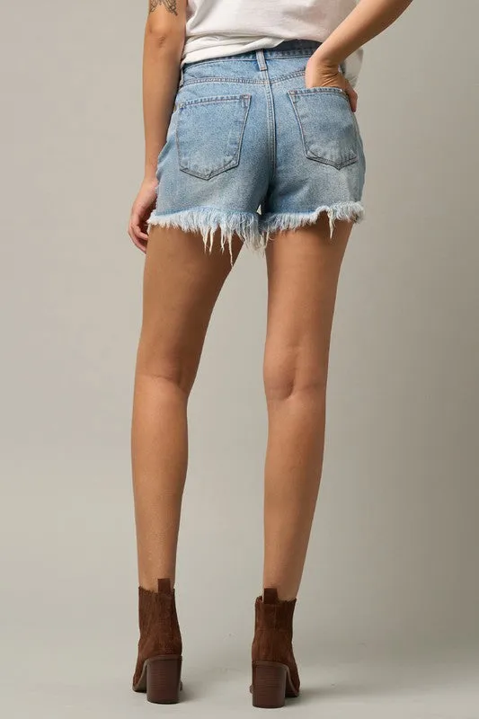 PRIZE CROSSOVER PREMIUM DENIM SHORTS