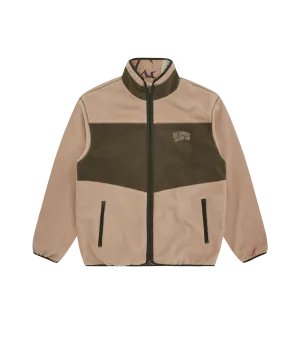 PULL OUT SHELL FLEECE ZIP THROUGH - SAND/CAMO