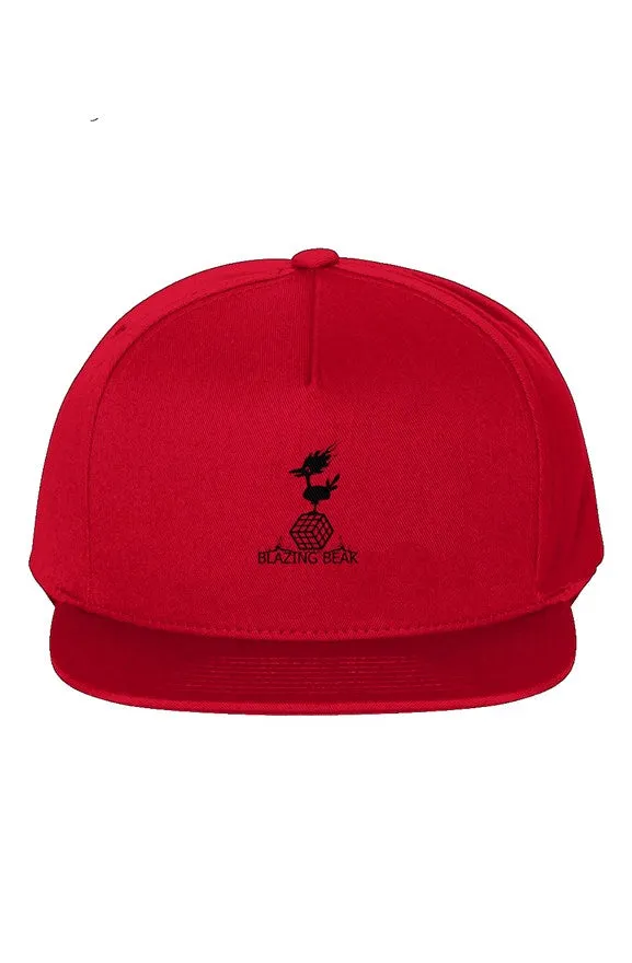 Red Blazing Beak Snapback Cap