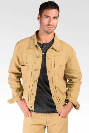 Timber Cotton Canvas Garment Washed Trucker Jacket Rugged & Stylish