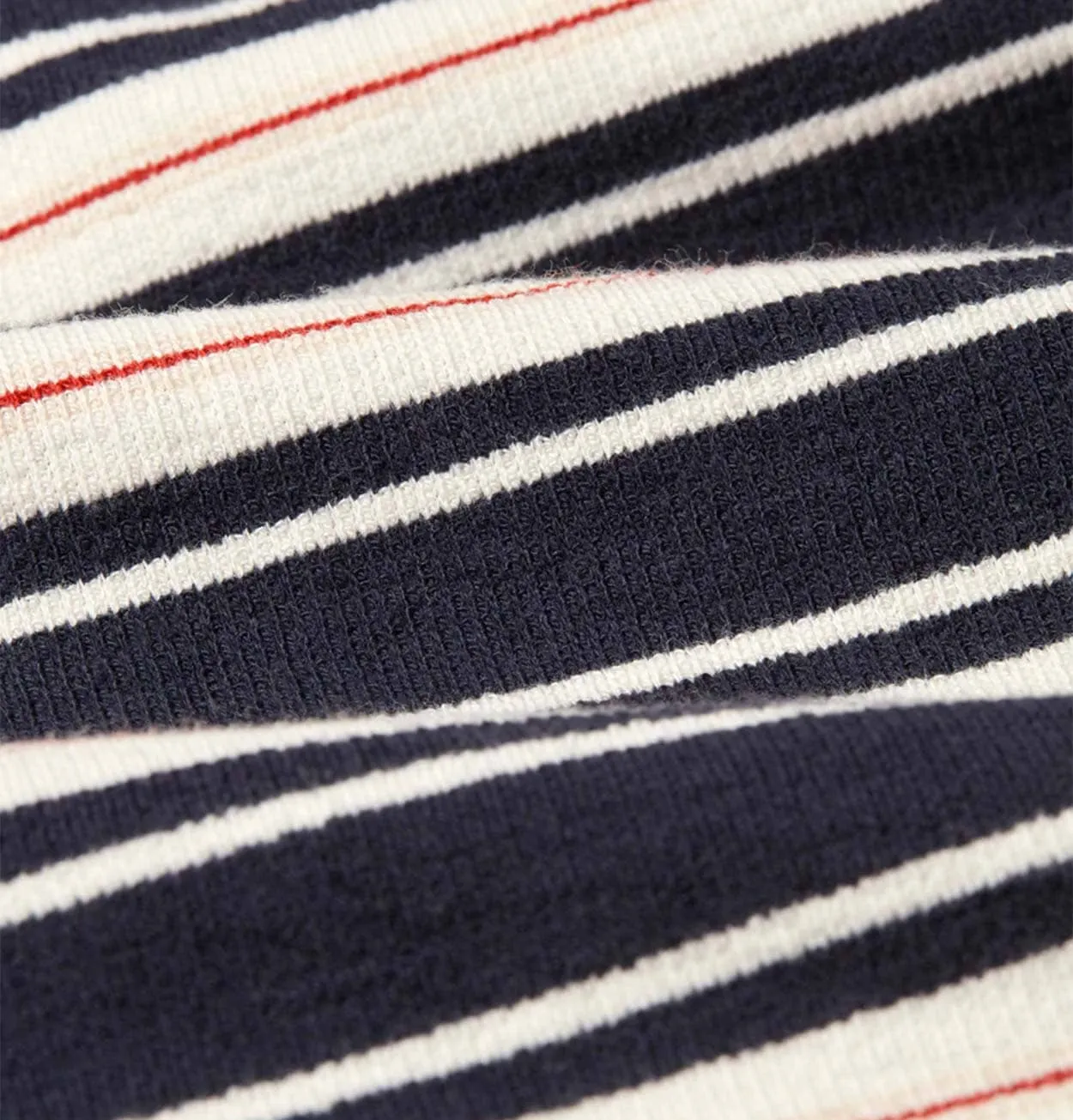 Wax London Dean T-Shirt in Navy Trail Stripe